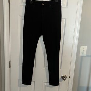 Ag Adriano Goldschmied Black Skinny Fit Jeans